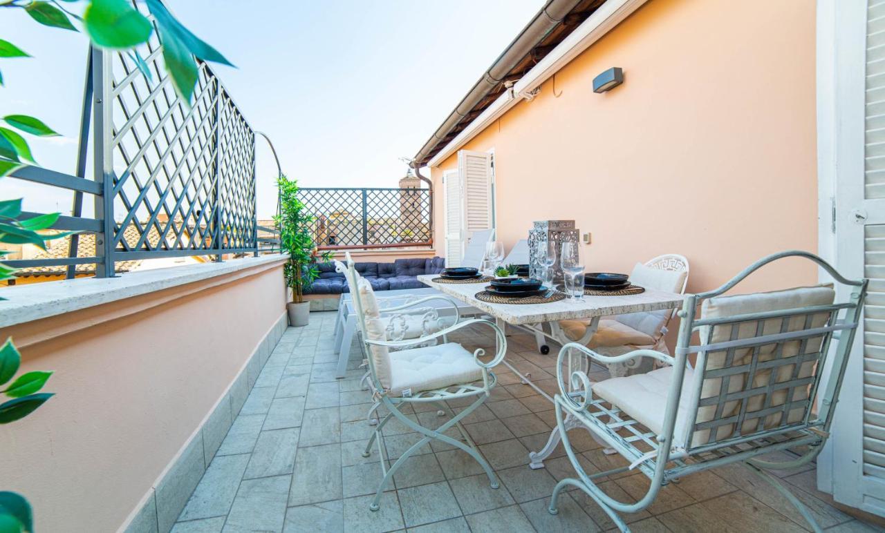 Luxury Top Floor In Trastevere Rom Exterior foto