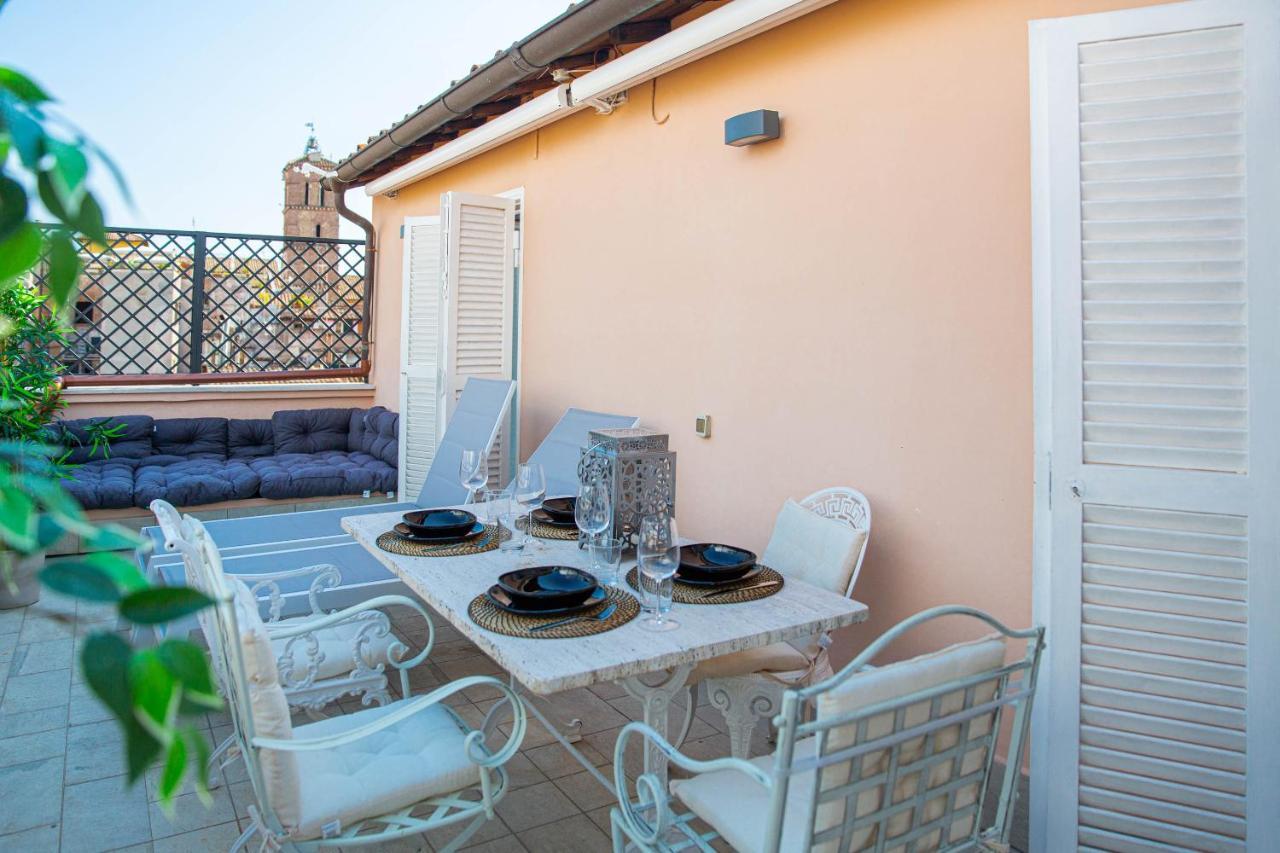 Luxury Top Floor In Trastevere Rom Exterior foto