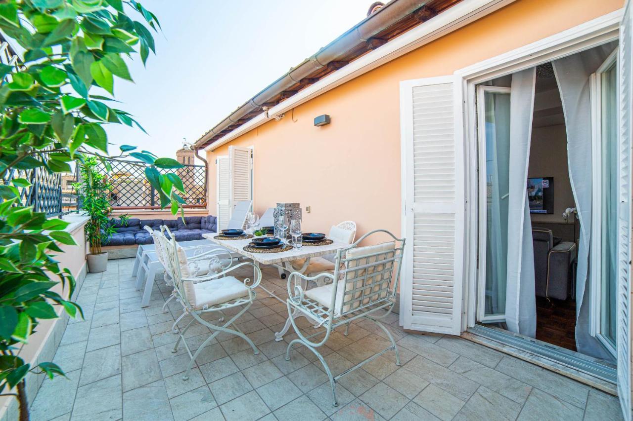 Luxury Top Floor In Trastevere Rom Exterior foto