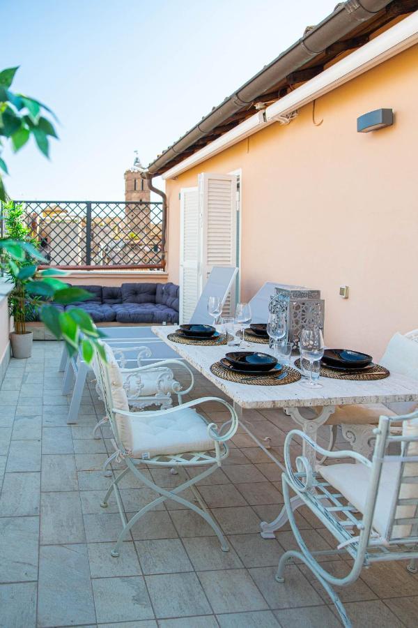 Luxury Top Floor In Trastevere Rom Exterior foto