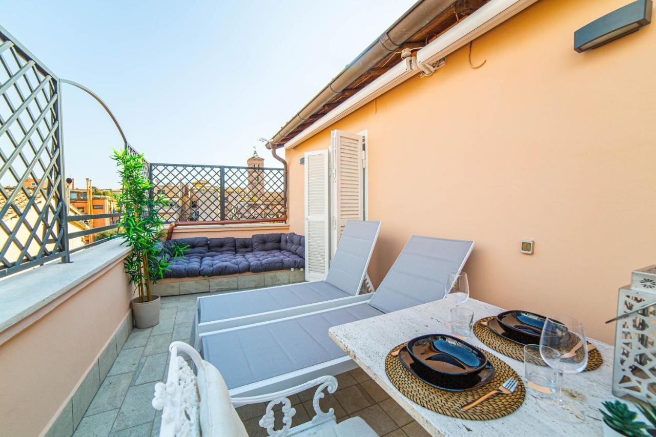 Luxury Top Floor In Trastevere Rom Exterior foto