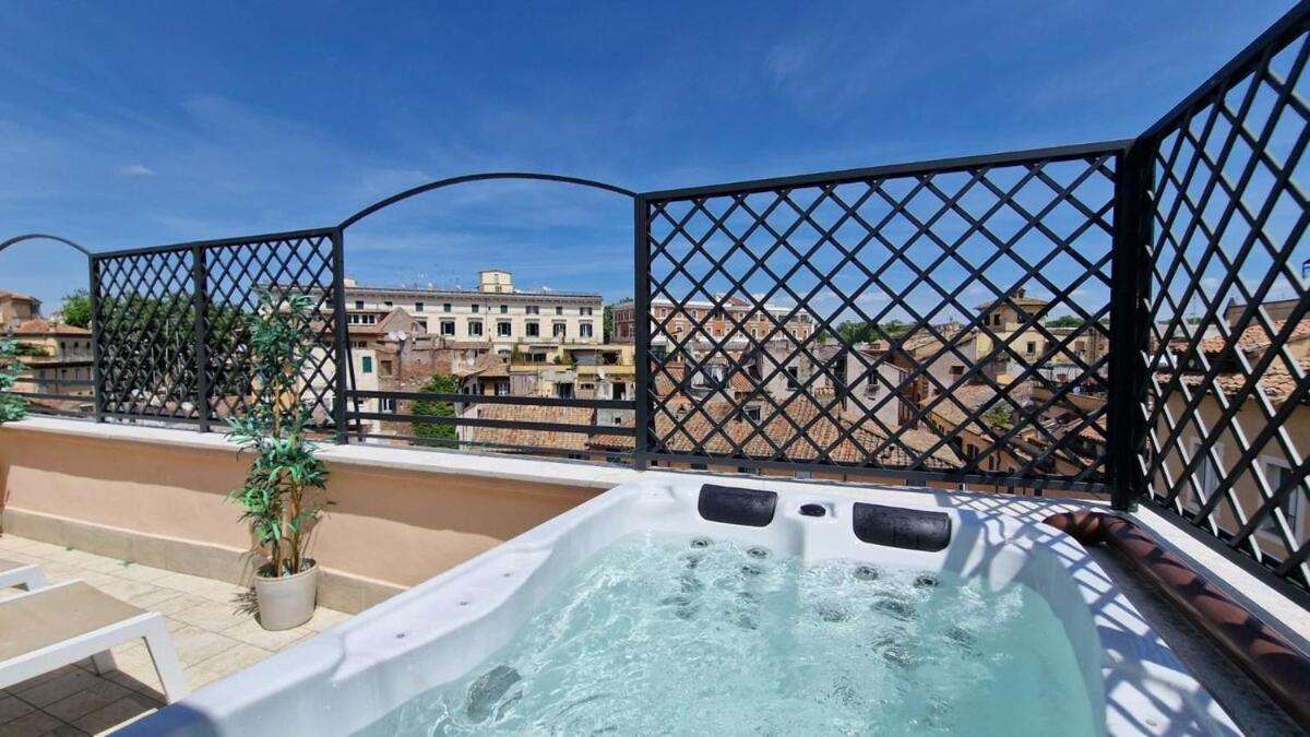 Luxury Top Floor In Trastevere Rom Exterior foto
